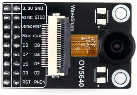 waveshare OV5640 Camera Board (B) Image Sensor Module 5 Megapixel (2592x1944) Fisheye Lens to Achieve 170 Degree Diagonal