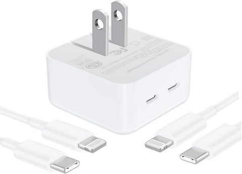 iPhone 14 13 12 Super Fast Charger, 35W Dual USB C Wall ??????Charger with 2 Pack 6FT Type C to Lightning Quick Charging Cables Compatible with iPhone 14 Plus/13/12/11/XS/XR/X/iPad/AirPods
