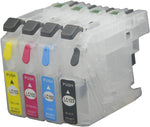 LC103 LC101 Empty Refillable Ink Cartridge for Brother MFC-J4510DW J450DW J285DW J470DW J475DW J650DW J870DW J875DW J4610DW J4310DW J4410DW J4710DW J6520DW J6720DW J6920DW DCP-J152W MFC-J245 Printer