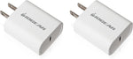 IOGEAR GearPower Compact USB-C 20W Charger 2-Pack - GPAWC20W2P