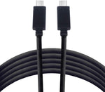 Vebner 20ft USB C to USB C Cable - Extra Long USB Type C - Compatible with Samsung, iPad Pro, Android Devices, Camera Tethering and More (Black)