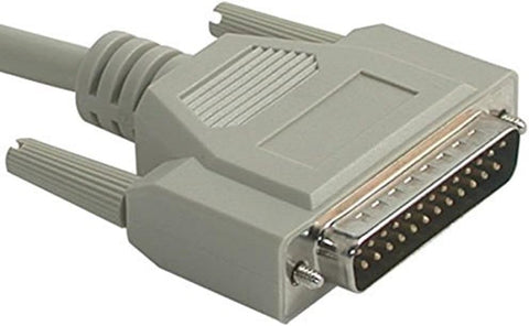 C2G 02801 DB25 Male to Centronics 36 Male Parallel Printer Cable, Beige (15 Feet, 4.57 Meters)