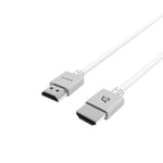 ADAM elements High-Speed 18Gbps HDMI 2.0 Cable - Male to Male 6.5 ft / 2M - Support 4K60Hz UHD HDR 3D, HDCP 2.2 - Compatible with Apple TV, Samsung QLED TV, Blue-ray, Xbox One X / PS4 Pro