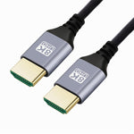 xiwai HDMI 2.1 HDTV Cable Type-A Male to Male 8K 4K Hyper Super Flexible Ultra Thin Slim Cord High Speed for Computer HDTV 2.0M