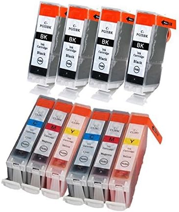 10 packs Ink For PGI-5 CLI-8 Canon Pixma IP3300 IP3500 MX700