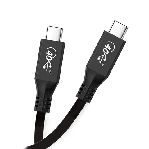 chenyang CY USB-IF Certified USB4 USB4.0 USB-C Type-C Male to USB-C Type-C Male USB4 Cable 40Gbps with 100W Charging Compatible 0.5M