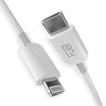 iPhone Charger Fast Charging [MFi Certified] - Fuel USB C to Lightning Cable - 2M/6.5ft - Nylon Braided Fast iPhone Charger Cord for iPhone 14 Pro Max/13 Pro Max/12/11/X/AirPods Pro/iPad Pro - White