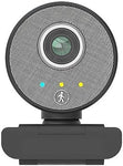 JACKLY Auto Tracking Webcam 1080P Full HD Web Camera with Microphone USB Web Cam for PC Computer Laptop Online Conference Mini