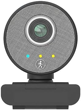 JACKLY Auto Tracking Webcam 1080P Full HD Web Camera with Microphone USB Web Cam for PC Computer Laptop Online Conference Mini