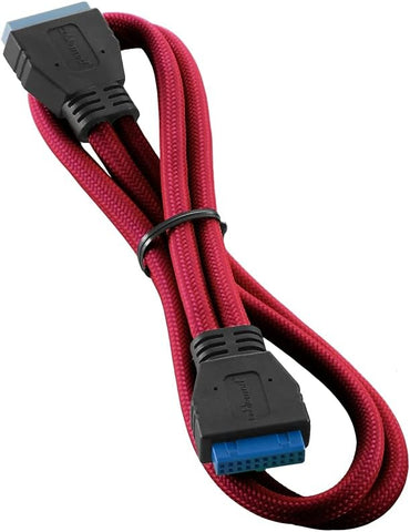 CableMod ModMesh Sleeved Internal USB 3.0 (Red, 50cm)