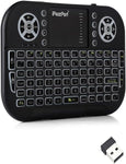 iPazzPort (Upgrade Mini Bluetooth Keyboard with Touchpad Mouse Portable 2.4G Wireless Keyboard with Backlit for Fire TV Stick/PC/Smart TV/Windows/Laptop/Phone/Mac/Android TV Box and More