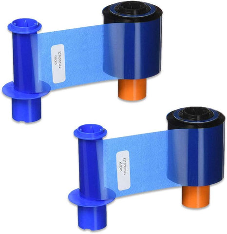 Fargo 45200 YMCKO Color Ribbon for DTC4500 & DTC4500e Printers 500 Prints - 2 Pack