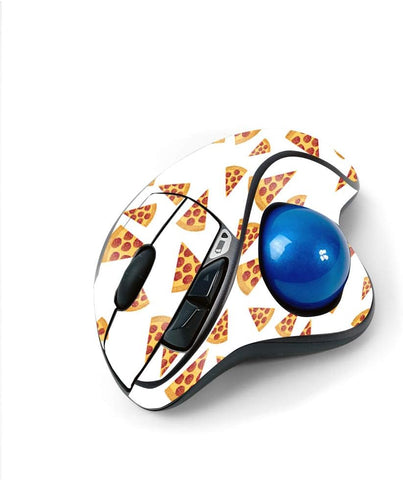 MightySkins Glossy Glitter Skin for Logitech M570 Wireless Trackball Mouse - Body By Pizza | Protective, Durable High-Gloss Glitter Finish | Easy to Apply, Remove, and Change Styles | Made in The USA