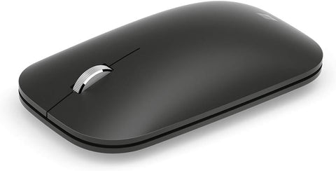 Microsoft Modern Mobile Mouse, Black - Comfortable Right/Left Hand Use design with Metal Scroll Wheel, Wireless, Bluetooth for PC/Laptop/Desktop, works with Mac/Windows 8/10/11 Computers