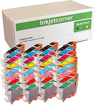 Inkjetcorner Compatible Ink Cartridges Replacement for CLI-8 for use with Pro9000 Mark II (32-Pack)