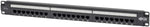 Tripp Lite Cat6 24-Port PoE+ Patch Panel, RJ45 Ethernet, 1U Rackmount, EIA/TIA 568A/B Wiring Standards for 110 & Krone Terminations, (N252-P24), Black