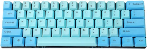 YMDK 61 ANSI 60% Custom Keycaps OEM Profile Thick PBT KEYCAP Suitable for Cherry MX Switches Mechanical Gaming Keyboard GK61(ONLY KEYCAP)