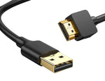 USB to HDMI Adapter Cable for Mac iOS Windows 10/8/7/Vista/XP, USB 3.0 to HDMI Male HD 1080P Monitor Display Audio Video Converter Cable Cord - 2M