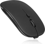 UrbanX Bluetooth Rechargeable Mouse for Lenovo IdeaPad 3 Laptop Bluetooth Wireless Mouse Designed for Laptop/PC/Mac/iPad pro/Computer/Tablet/Android Midnight Black