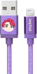 BTS Character Cables TinyTAN MFI Certified USB Cable_Jungkook Compatible with iPhone 11/Pro/Xs/XS Max/X/8/7 IPad Charger