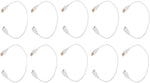 10 PCS USB 2.0 A Male to A Female Extension 28 OR 24AWG Cable (Gold Plated) White 1.5-Feet, CNE607535