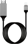 [Apple MFi Certified] Lightning to HDMI Adapter for Phone to TV,Compatible with iPhone,iPad, Sync Screen Connector Directly Connect on HDTV/Monitor/Projector NO Need Power Supply?6.6FT?