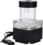 Pump/Reservoir Combo,800L/H PC Water Cooling Integrated Mute Water Pump,G 1/4" Thread Port PC CPU Water Cooling System Heat Exchanger Tool(12cm-Black)