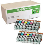 Inkjetcorner Compatible Ink Cartridges Replacement for CLI-42 CLI42 for use with Series Pro-100 (2 Black, 2 Cyan, 2 Magenta, 2 Yellow, 2 Photo Cyan, 2 Photo Magenta, 2 Gray, 2 Light Gray, 16-Pack)