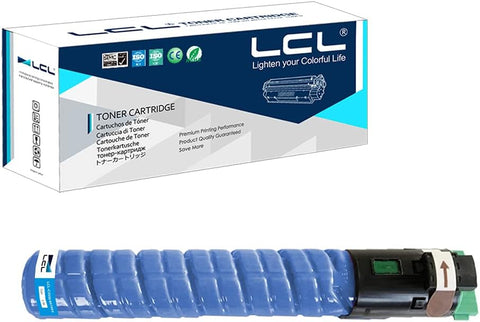 LCL Compatible Toner Cartridge Replacement for Ricoh 841281 MP C2550 C2050 2550 Lanier LD525c Savin C9020 9025 Aficio MP C2030 2050 C2350 C2050 C2350 LD520c (1-Pack Cyan)