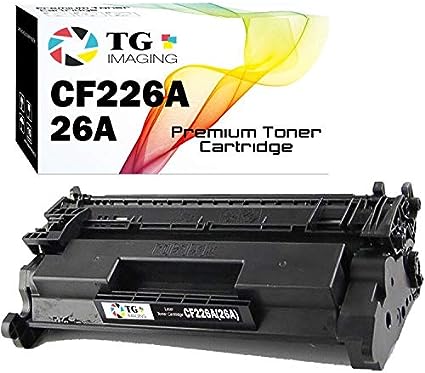 1-Pack TG Imaging Compatible 226A CF226A 26A Toner Cartridge For LaserJetPro M402n M402dn M426 M402d M402dw Laser Jet MFP M426fdw M426fdn M402 M426dw (3,100 Pages, Black)