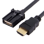 Chenyang HDMI 1.4 Type E to HDMI Type A Video Audio Cable 1.5M Automotive Grade for Hyundai H1 Car