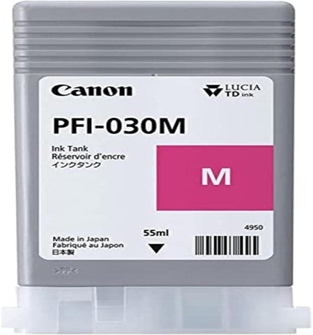 Canon PFI-030M - 55 ml - Magenta - Originale - réservoir d'encre - Pour imagePROGRAF TA-20, TA-20 MFP L24ei, TA-30