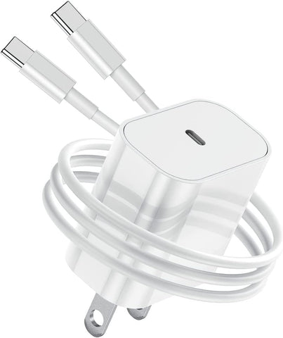 iPad Charger, USB C to USB C Fast Charger, 20W iPad Pro Charger Cable for iPad 10th Gen, iPad Pro 12.9"/11" 022/2021/2020/2018, iPad Air 5th Gen/4th Gen, iPad Mini 6th Gen Charging Cord Adapter