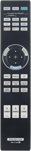 PerFascin Replacement Universal Remote Control fit for Sony RM-PJ28 PJVW70 PJVW85 VPL-HW50ES VPL-HW55ES VPL-HW45ES VPL-HW65ES VPL-VW350ES VPL-VW365ES VPL-VW285ES projectors