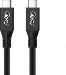 Cablecc USB-IF Certification USB4 Cable 40Gbps with 100W Charging and 8K@60Hz 5K@60Hz 50CM