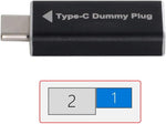 Cablecc CY Virtual Display Adapter USB-C Type-C DDC EDID Dummy Plug Headless Ghost Display Emulator 1920x1080p@60Hz