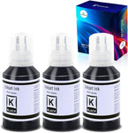 Esiwerjob Compatible T532 Ink Bottle Replacement for 532 Black Ink Cartridge with ET-M1100,ET-M1120,ET-M1170,ET-M2170,ET-M3170, ET-M3180,ST-M1000,ST-M3000 (3 Black)