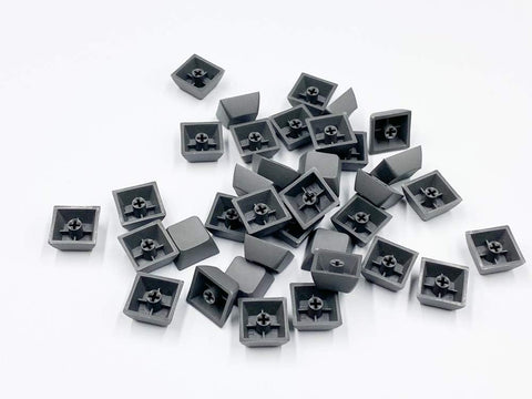 ONECAP 1U Blank XDA keycap 37 Keys PBT Keycaps for Mechanical Gaming Keyboard (A3 Dark Gray)