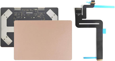 ICTION New Trackpad Touchpad with Flex Cable Replacement for MacBook Air Retina 13.3" A1932 Trackpad 2018 Year (Gold)