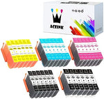 AceInk Compatible with HP 564XL Ink Cartridges 30 Packs (6BK/6PBK/6C/6M/6Y) for Deskjet 3070A 3520 Officejet 4610 4620 4622 Photosmart 5510 5514 5520 Printer