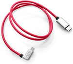 Audi 8S0051435J Charging Cable C to Micro USB Cable Angled Red