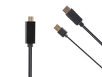 Monoprice HDMI to DisplayPort 1.2a Cable - 6 Feet | 4K@60Hz, for Blu-ray Disc Player/Video Game Console/Apple TV/Laptop Computer and More