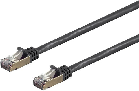 Monoprice Cat7 Ethernet Network Patch Cable - 100 Feet - Red | 26AWG, Shielded, (S/FeetP) - Entegrade Series