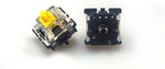 COTAIWA Gateron Switches, KS-8 5Pin, Yellow Switch for Mechanical Keyboard Cherry MX Compatible (Yellow 70 pcs)