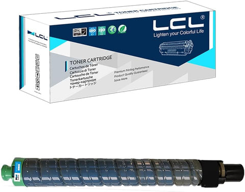 LCL Compatible Toner Cartridge Replacement for Ricoh 841682 841754 MP C4502 C5502A C5502 (1-Pack Cyan)