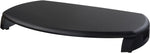 Kantek Desktop Computer Monitor Stand With Keyboard Storage, MDF Wood Top, Holds Up To 80 lbs, 23" x 13.25" x 3", Black
