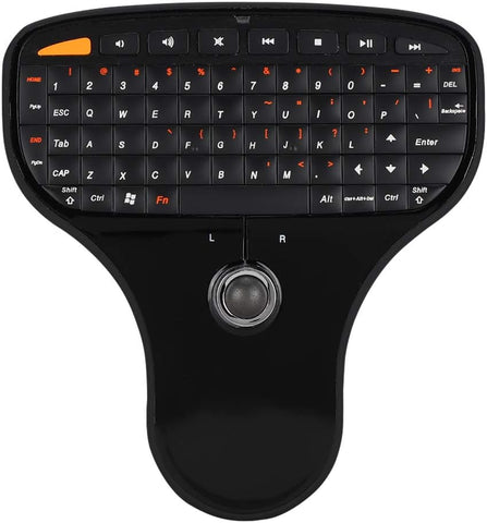 070 Keyboard Trackball Portable Keyboard Trackball 2.4G Wireless Mini USB Multimedia Keyboard for TV Computer Keyboard