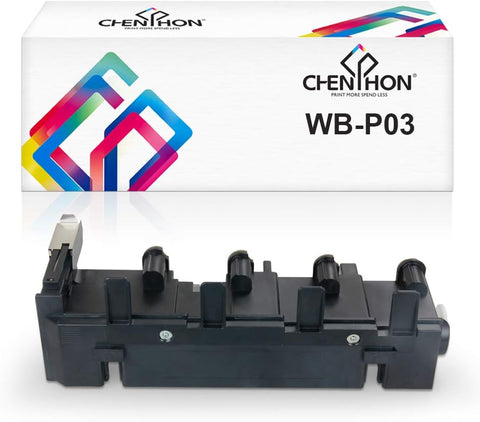 CHENPHON Compatible Waste Toner Container Replace for Konica Minota WB-P03 (A1AU0Y1 A1AU0Y3), Use in MagiColor 3730DN 4700DN 4750EN Bizhub C35/C35P C25 C3100/C3100P Printers 1-Pack