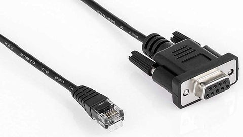 LIANSHU RS232 DB9Pin Female to RJ11 RJ12 6P6C LAN Network Serial Console Cable L=6FT (2Pack)