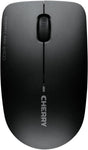 Cherry MW 2400-3-Button Wireless Mouse - Symmetrical - Black - Nano USB Receiver - Optical Sensor - 1200 dpi - 2.4 GHz Technology - GS Approval